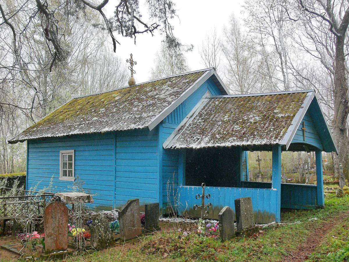 фасады. Часовня Успения Пресвятой Богородицы, Аксёново (Палкинский район, Псковская область)