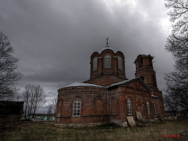 Церковь Николая Чудотворца, Верхний Студенец (Задонский район, Липецкая область). фасады