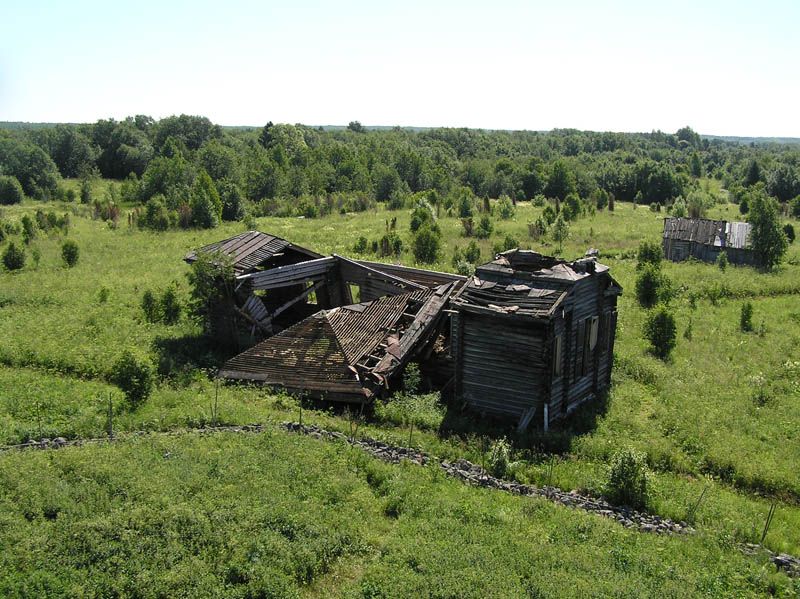 Яндомозеро. Церковь Варвары великомученицы (новая). фасады