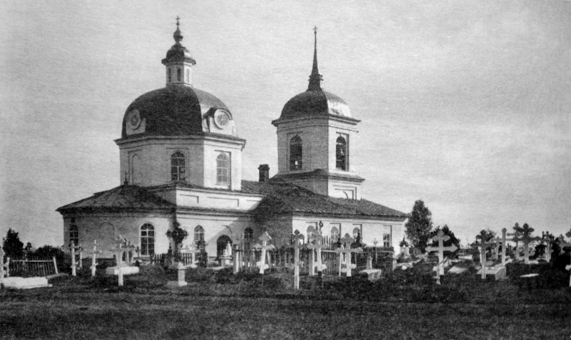 Церковь Ахтырской иконы Божией Матери, Вятка (Киров) (Вятка (Киров), город, Кировская область). архивная фотография, Ахтырская церковь, фото до 1917 г. Из личного архива