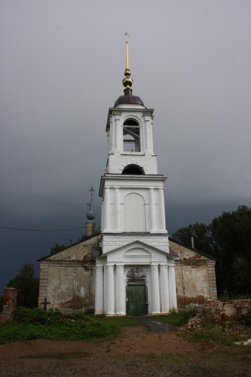 Церковь Воскресения Христова, Поповка (Некоузский район, Ярославская область). фасады