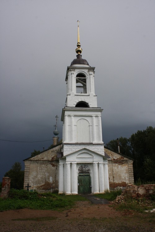 Поповка. Церковь Воскресения Христова. фасады