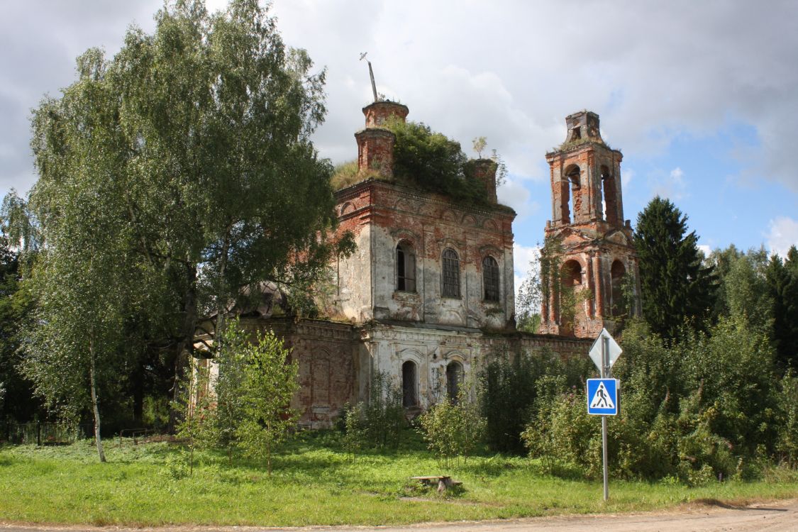 Церковь Казанской иконы Божией Матери, Рожалово (Некоузский район, Ярославская область). фасады