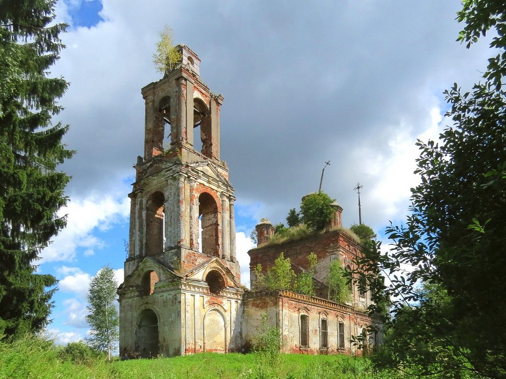 Рожалово. Церковь Казанской иконы Божией Матери. фасады