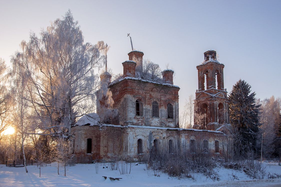 Рожалово. Церковь Казанской иконы Божией Матери. фасады