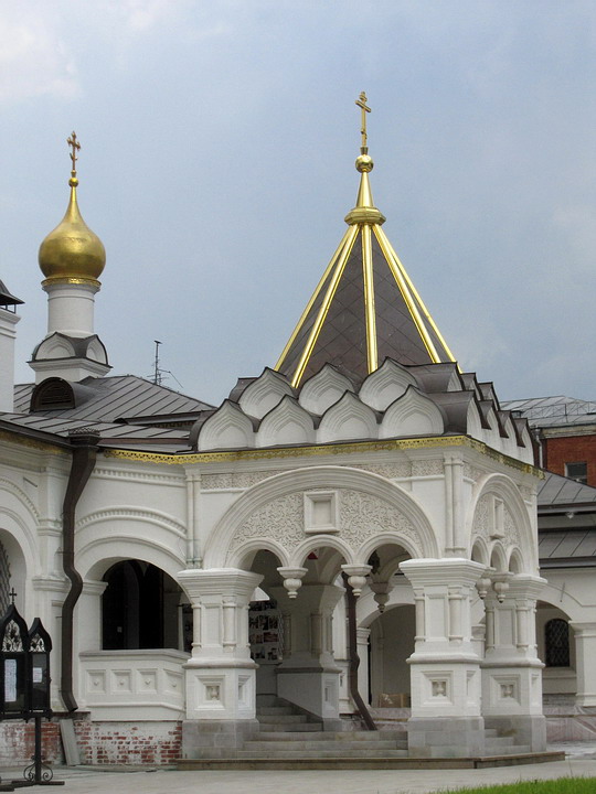 Зачатьевский монастырь. Собор Рождества Пресвятой Богородицы (новый), Хамовники (Центральный административный округ (ЦАО), г. Москва). архитектурные детали