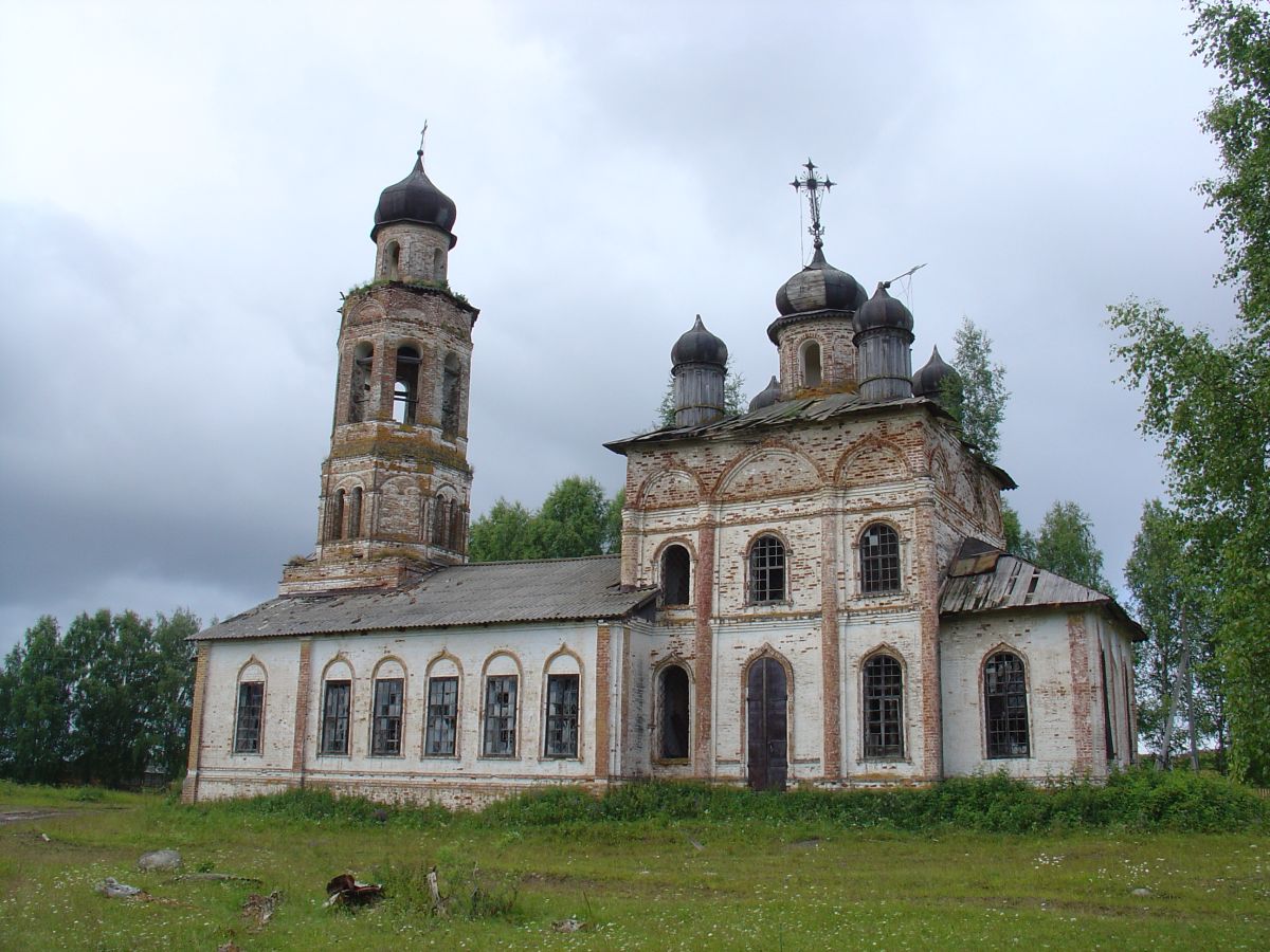 Церковь Иоанна Предтечи, Аксеновская (Лузский район, Кировская область). фасады