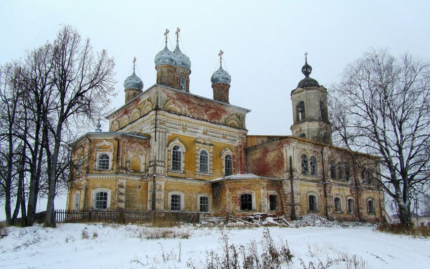 Верхне-Лалье. Церковь Михаила Архангела. фасады, северный фасад