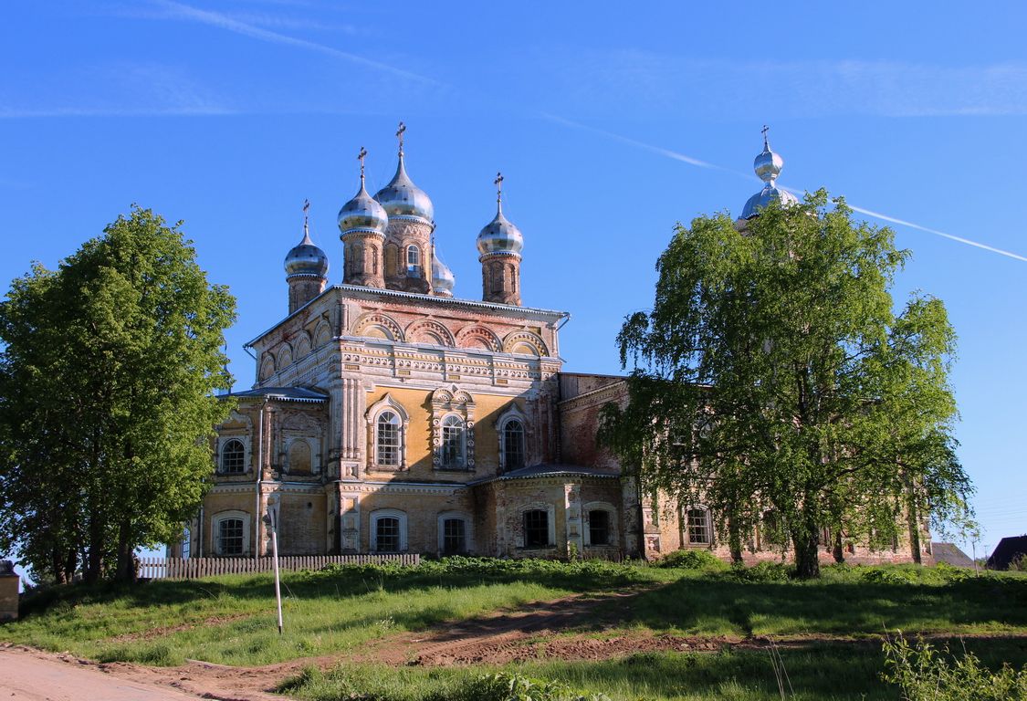 Верхне-Лалье. Церковь Михаила Архангела. фасады, Вид с севера.