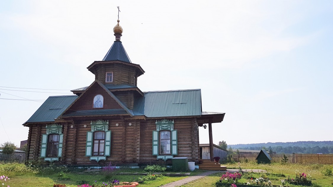 Мокрушинское. Церковь Николая Чудотворца. фасады