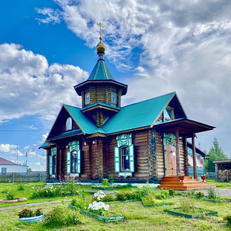 Мокрушинское. Церковь Николая Чудотворца. фасады
