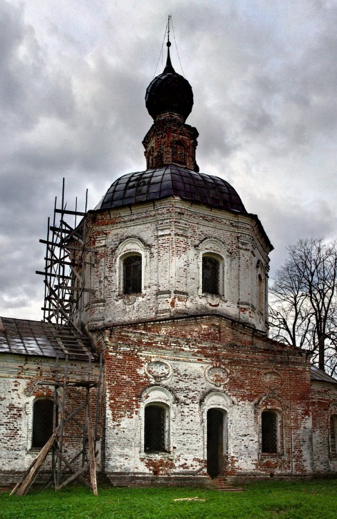 Церковь Положения Пояса Пресвятой Богородицы, Семёновское (Борисоглебский район, Ярославская область). фасады