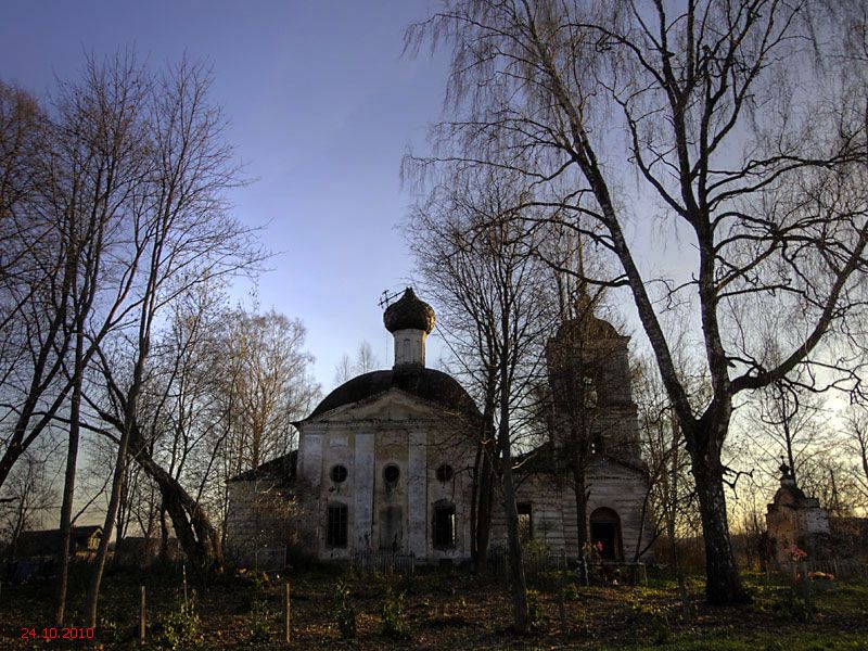 Деревеньки. Церковь Николая Чудотворца (Бориса и Глеба). фасады