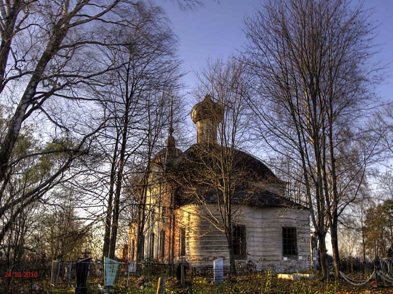 Деревеньки. Церковь Николая Чудотворца (Бориса и Глеба). фасады