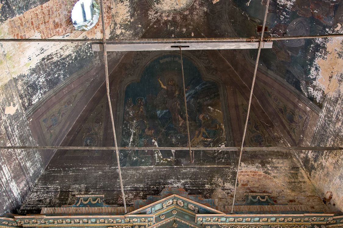 Церковь Николая Чудотворца (Бориса и Глеба), Деревеньки (Борисоглебский район, Ярославская область). интерьер и убранство