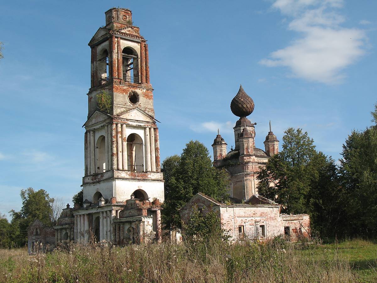 фасады. Церковь Николая Чудотворца, Веска (Борисоглебский район, Ярославская область)