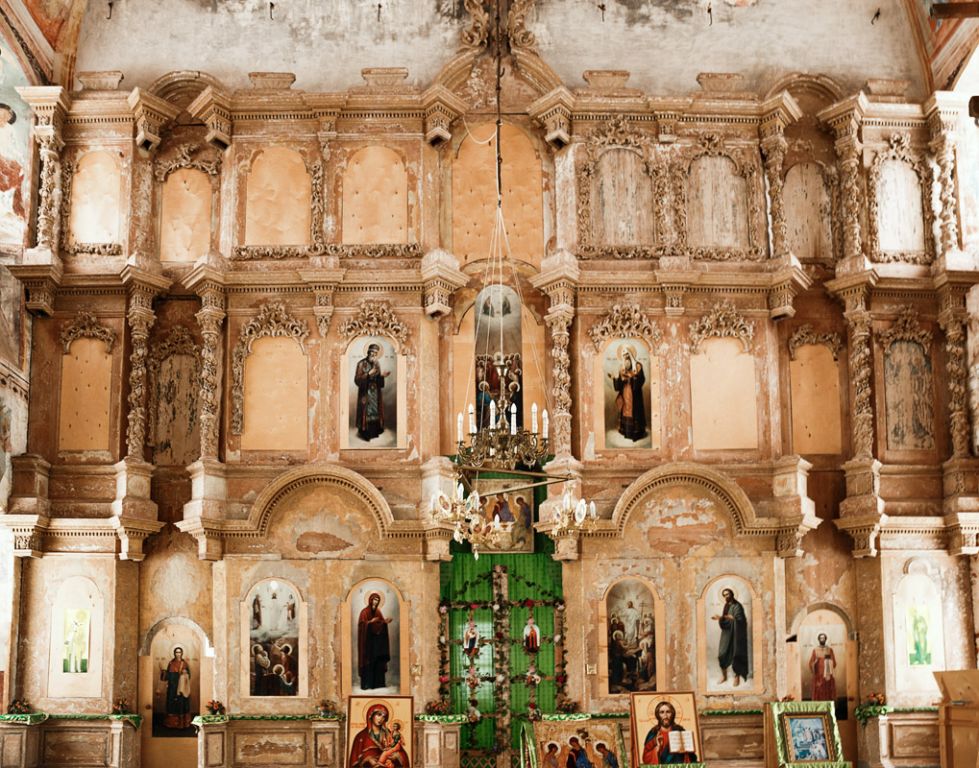 Церковь Троицы Живоначальной, Вощажниково (Борисоглебский район, Ярославская область). интерьер и убранство, Иконостас Троицкого престола