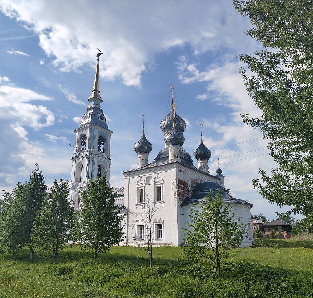 фасады. Церковь Рождества Пресвятой Богородицы, Вощажниково (Борисоглебский район, Ярославская область)