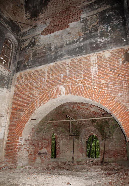 Церковь Николая Чудотворца, Новопавловское (Борисоглебский район, Ярославская область). интерьер и убранство