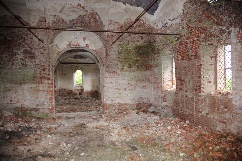 Церковь Воскресения Христова, Закедье (Борисоглебский район, Ярославская область). интерьер и убранство