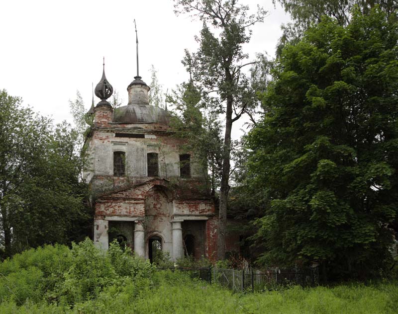 Церковь Воскресения Христова, Закедье (Борисоглебский район, Ярославская область). фасады