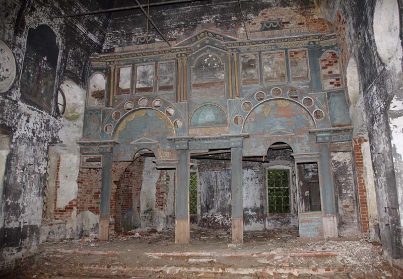 Церковь Николая Чудотворца (Бориса и Глеба), Деревеньки (Борисоглебский район, Ярославская область). интерьер и убранство