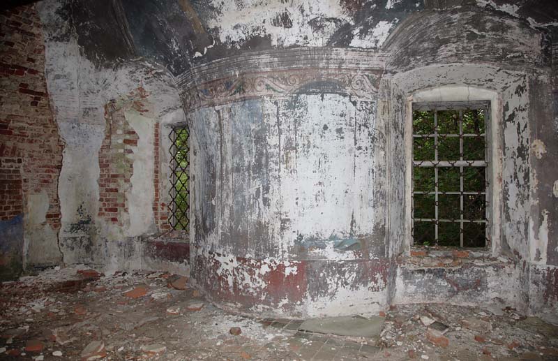 Церковь Николая Чудотворца (Бориса и Глеба), Деревеньки (Борисоглебский район, Ярославская область). интерьер и убранство