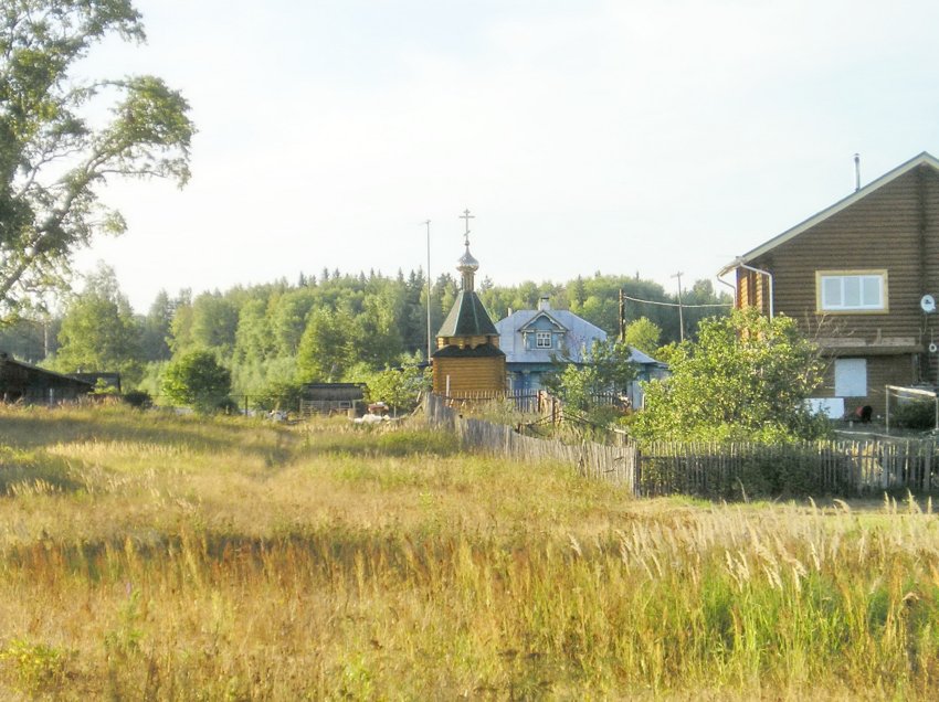 Часовня Николая Чудотворца, Тарасиха (Семёновский ГО, Нижегородская область). общий вид в ландшафте