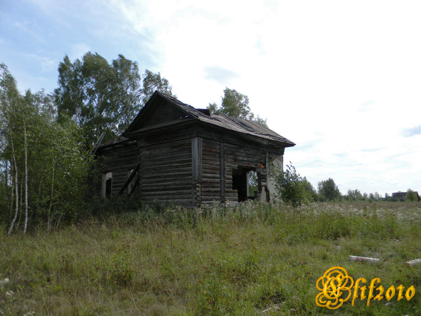 Церковь Покрова Пресвятой Богородицы, Вишня (Лухский район, Ивановская область). общий вид в ландшафте, Вид с северо-запада