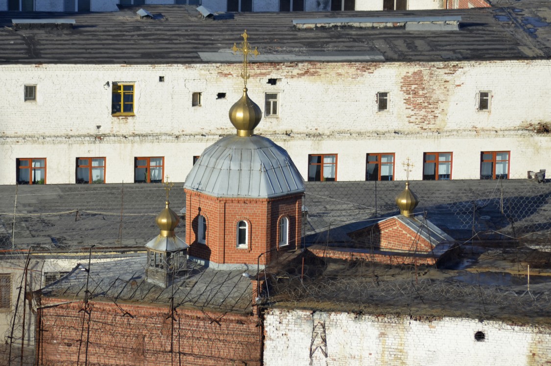 Екатеринбург. Церковь Сергия Радонежского при ИК №2. общий вид в ландшафте, Екатеринбург, церковь Сергия Радонежского при УЩ 349/2