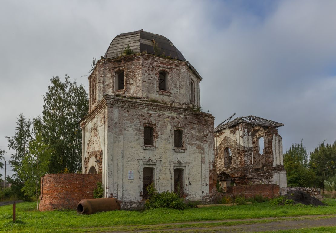 Белозерск. Церковь Параскевы Пятницы. фасады, Вид с севера
