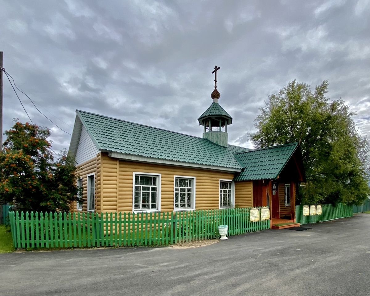 Казачинское. Церковь Троицы Живоначальной (временная). фасады, Вид с ЮЗ
