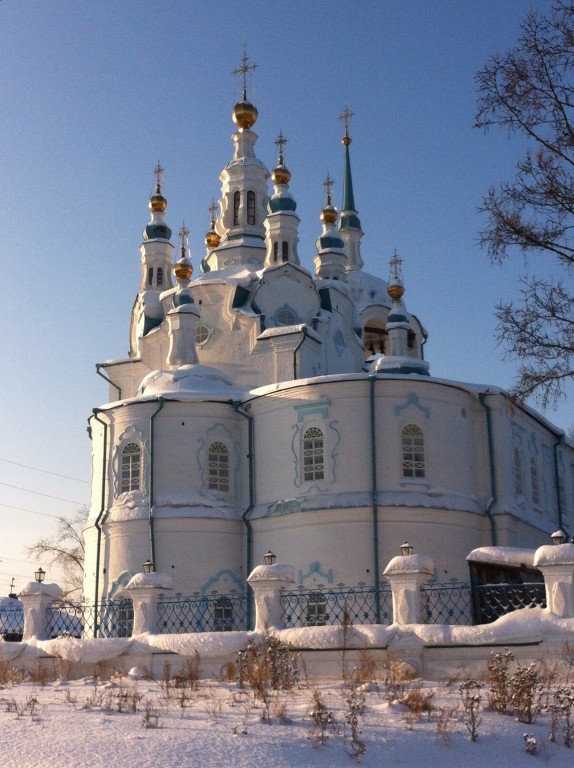 Енисейск. Кафедральный собор Успения Пресвятой Богородицы. фасады