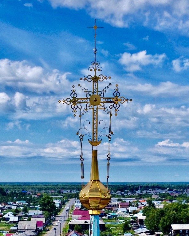 Кафедральный собор Успения Пресвятой Богородицы, Енисейск (Енисейск, город, Красноярский край). архитектурные детали, Крест колокольни