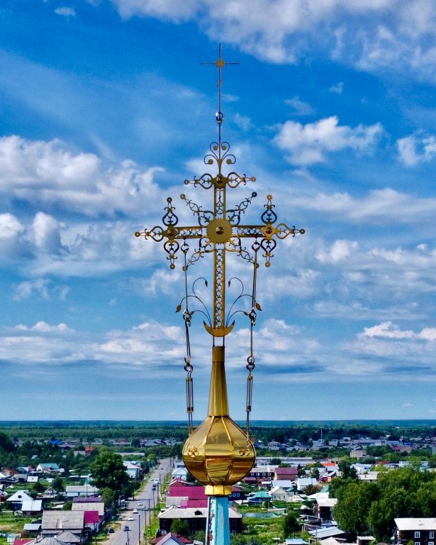 Енисейск. Кафедральный собор Успения Пресвятой Богородицы. архитектурные детали, Крест колокольни