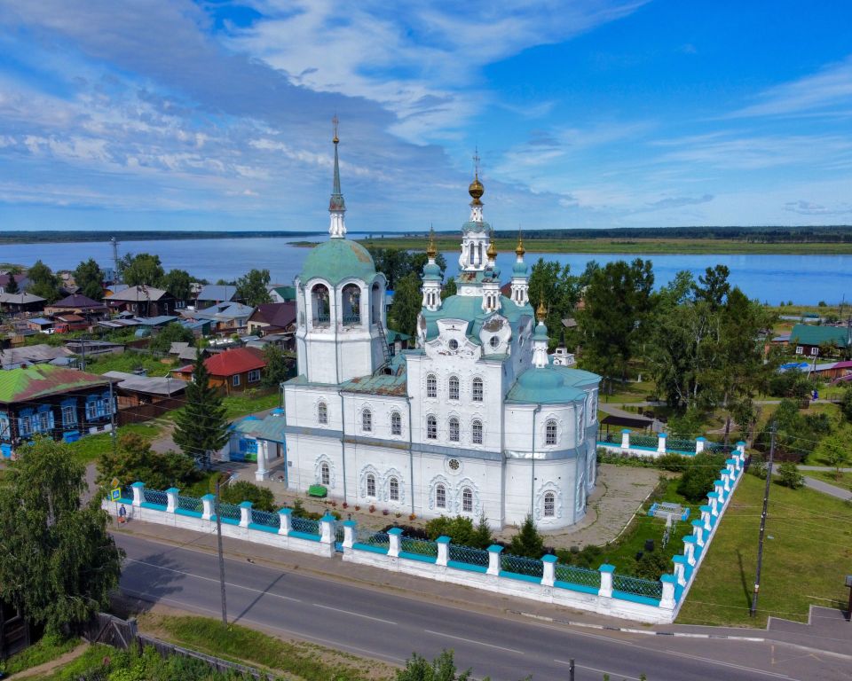 Кафедральный собор Успения Пресвятой Богородицы, Енисейск (Енисейск, город, Красноярский край). фасады, Вид с юга