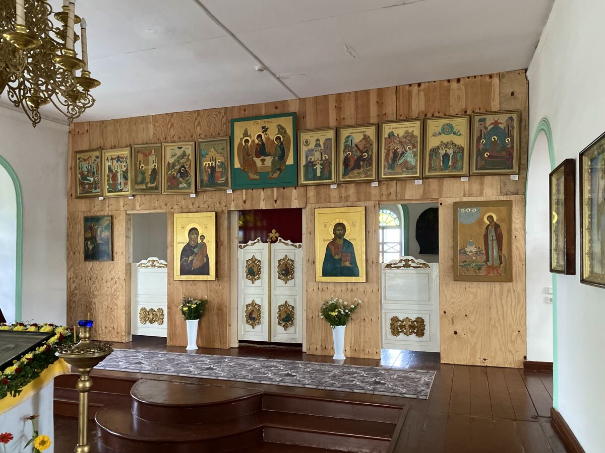 Кафедральный собор Успения Пресвятой Богородицы, Енисейск (Енисейск, город, Красноярский край). интерьер и убранство, Верхний этаж, придельный иконостас