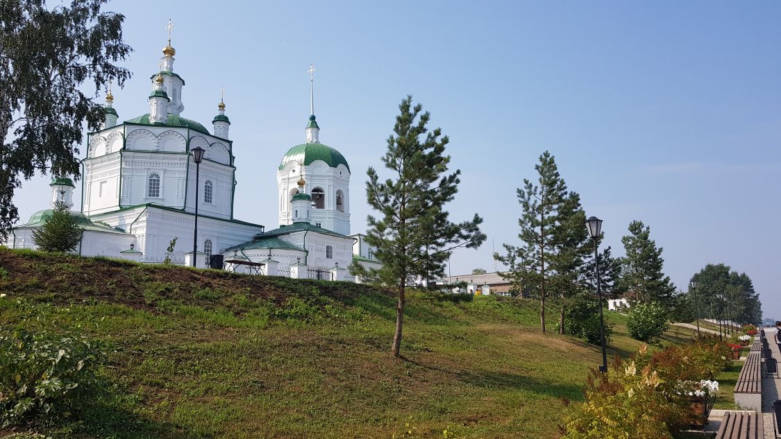 Собор Богоявления Господня, Енисейск (Енисейск, город, Красноярский край). общий вид в ландшафте