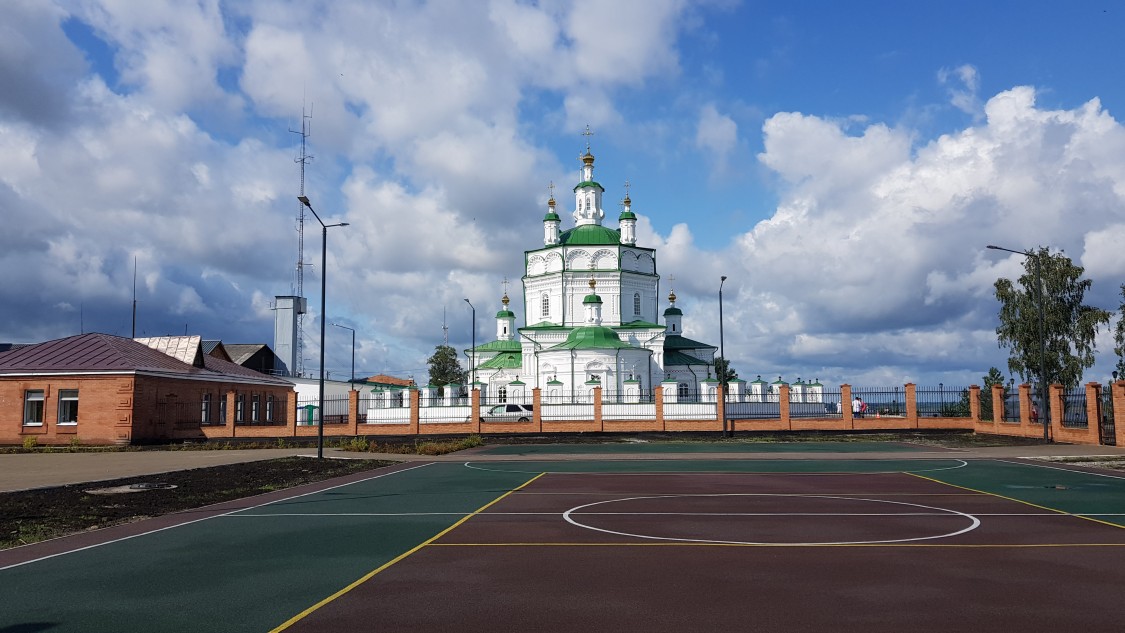 Собор Богоявления Господня, Енисейск (Енисейск, город, Красноярский край). общий вид в ландшафте