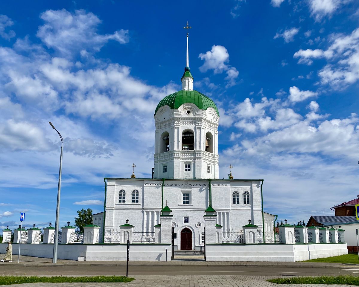 Собор Богоявления Господня, Енисейск (Енисейск, город, Красноярский край). фасады, Вид с запада