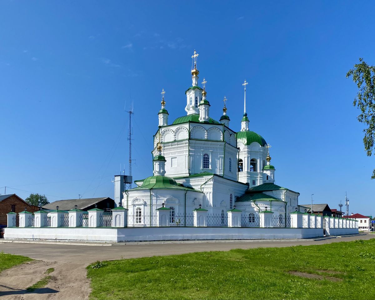 Собор Богоявления Господня, Енисейск (Енисейск, город, Красноярский край). фасады, Вид с СВ