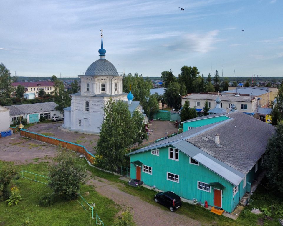 Иверский монастырь, Енисейск (Енисейск, город, Красноярский край). фасады, Западная часть монастыря, вид с СЗ