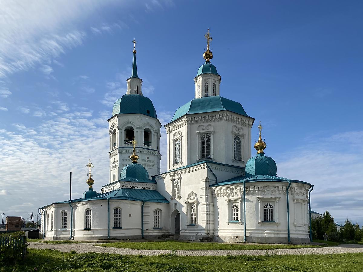 Вид с юго-востока, фасады. Спасо-Преображенский монастырь. Собор Преображения Господня, Енисейск (Енисейский район и г. Енисейск, Красноярский край)