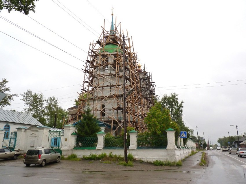 Енисейск. Кафедральный собор Успения Пресвятой Богородицы. документальные фотографии