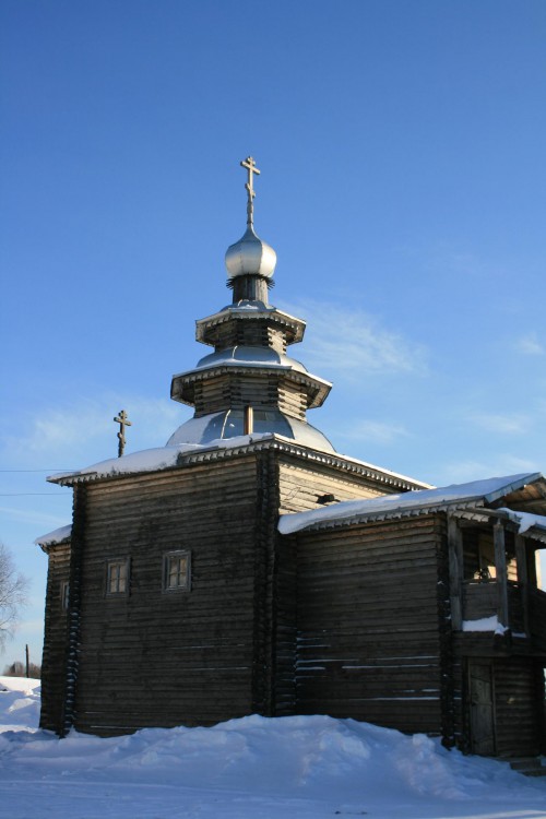 Стефано-Афанасьевский Вотчинский мужской монастырь. Церковь Виктора (Островидова), Вотча (Сысольский район, Республика Коми). фасады, Село Вотча. 