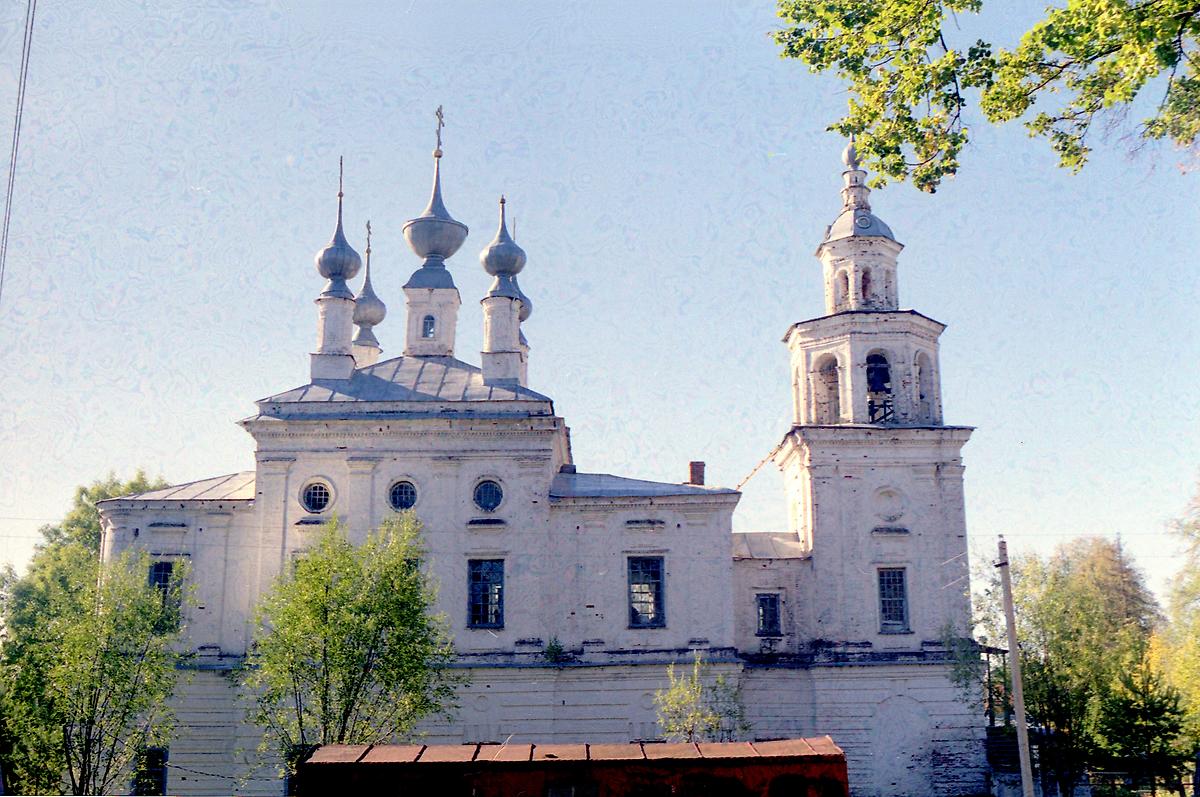 фасады. Церковь Троицы Живоначальной, Петровское (Лежневский район, Ивановская область)