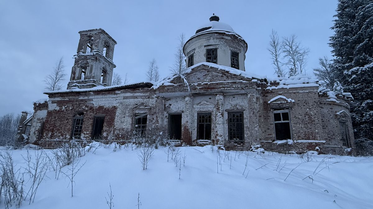 фасады. Церковь Иоанна Предтечи, Шедомицы (Боровичский район, Новгородская область)