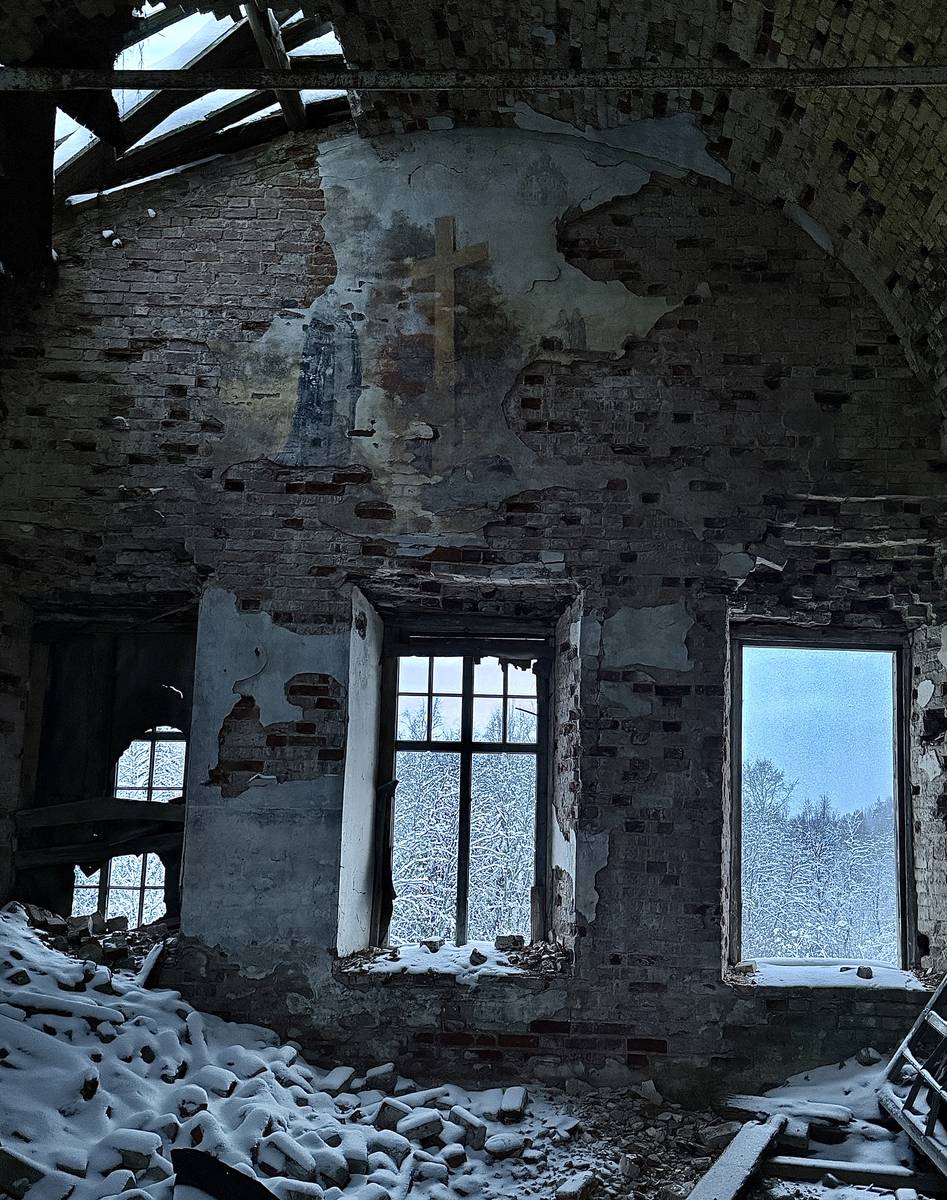 интерьер и убранство. Церковь Иоанна Предтечи, Шедомицы (Боровичский район, Новгородская область)