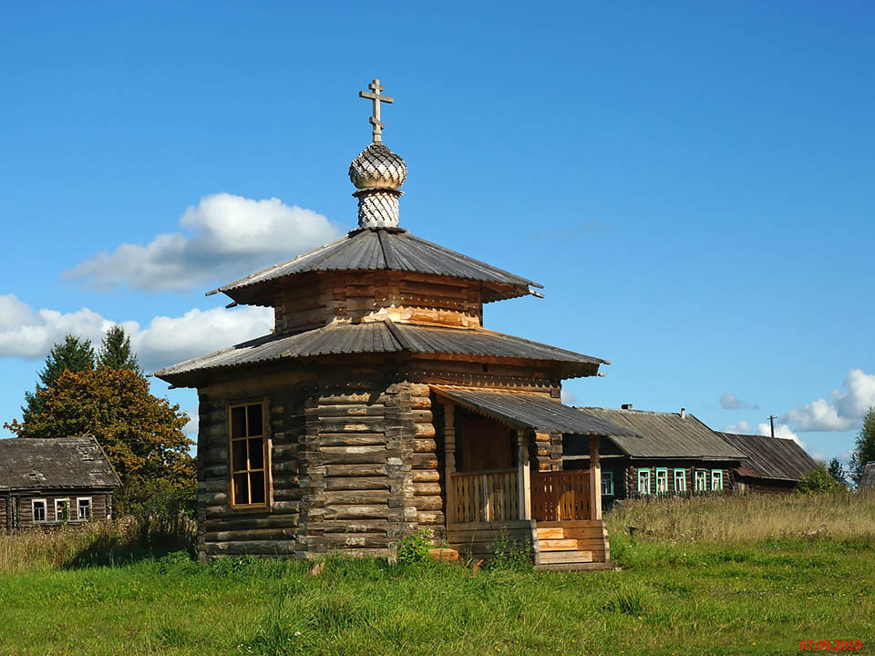 Большое Плоское. Часовня Георгия Победоносца. фасады