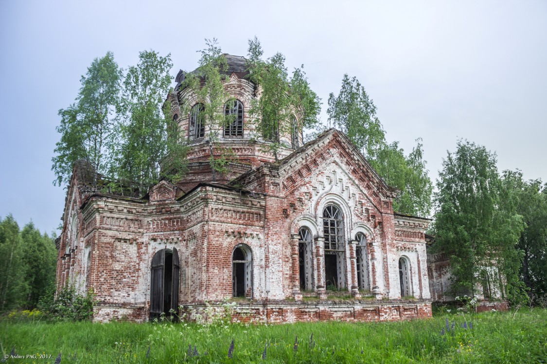 Вагино, урочище. Церковь Троицы Живоначальной. фасады